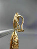 ESTATE LARGE 3.09CT NATURAL PINK DIAMOND 18K ROSE GOLD FILIGREE CLIP ON EARRINGS