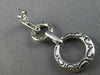 ESTATE 2.90CT DIAMOND 18KT WHITE GOLD CIRCLE OF LIFE GRADUATING HANGING EARRINGS