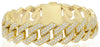 EXTRA LARGE 14.75CT DIAMOND 14KT YELLOW GOLD MULTI OCTAGON CUFF BANGLE BRACELET