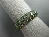 ESTATE 1.55CT CHOCOLATE FANCY DIAMOND 14KT YELLOW GOLD 3D 3 ROW ANNIVERSARY RING