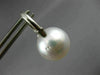 ESTATE LARGE .44CT DIAMOND & AAA SOUTH SEA PEARL DIAMOND 18K WHITE GOLD EARRINGS