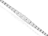 ESTATE 2CT DIAMOND 14KT WHITE GOLD 3D CLASSIC GRADUATING TENNIS BRACELET