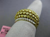LARGE 3.12CT WHITE & FANCY YELLOW DIAMOND 18KT TWO TONE GOLD 3D ANNIVERSARY RING