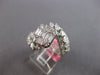 LARGE 1.90CT DIAMOND 18KT WHITE GOLD ROUND BAGUETTE & PEAR SHAPE ENGAGEMENT RING