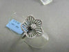 ESTATE WIDE FLOWER 14KT WHITE AND BLACK GOLD .50CT DIAMOND RING AMAZING!!!!!!!!!