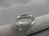 ESTATE SOLID PLATINUM MENS MILGRAIN WEDDING BAND RING 6MM WIDE SIZE 9.75