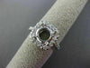 ESTATE .80CT DIAMOND 14KT WHITE GOLD 3D SQUARE SEMI MOUNT ENGAGEMENT RING #25529