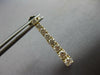 ESTATE LARGE 1.5CT DIAMOND 14KT YELLOW GOLD ROUND JOURNEY FLEXIBLE BAR HANGING EARRINGS