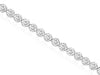 ESTATE 3.0CT DIAMOND 14KT WHITE GOLD ROUND CLASSIC ETERNITY LOVE TENNIS BRACELET