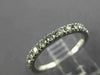 ESTATE .60CT ROUND DIAMOND 14K WHITE GOLD 3/4TH ETERNITY ANNIVERSARY RING #23684