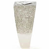 ESTATE .60CT DIAMOND 18KT WHITE GOLD PRINCESS & ROUND INVISIBLE SQUARE MENS RING
