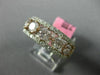 ESTATE WIDE 2.51CT WHITE & PINK DIAMOND 18KT WHITE & ROSE GOLD ANNIVERSARY RING