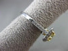 ESTATE 1.06CT GIA FANCY YELLOW DIAMOND 18KT WHITE GOLD HALO 3D ENGAGEMENT RING