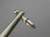 ESTATE .50CT DIAMOND 14K WHITE GOLD PAVE DOUBLE SIDED HOOP HUGGIE EARRINGS 17967