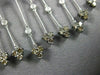 EXTRA LARGE 4.51CT WHITE & CHOCOLATE FANCY DIAMOND 18KT WHITE GOLD FLOWER BROOCH