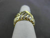 ESTATE LARGE 1.23CT ROUND DIAMOND 18KT YELLOW GOLD PYRAMID COCKTAIL RING #6349