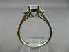 ESTATE GIA .70CT ROUND PRINCESS DIAMOND 14K WHITE GOLD 3 STONE LUCIDA RING 25519
