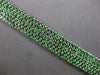 EXTRA LARGE 15.57CT AAA TSAVORITE 18KT WHITE GOLD 3D MULTI ROW TENNIS BRACELET