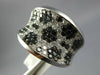 ESTATE 2.86CT DIAMOND & AAA PINK SAPPHIRE 14KT WHITE GOLD FLOWER STUD EARRINGS