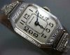 ANTIQUE ART DECO WALTHAM OLD MINE DIAMOND 14KT WHITE GOLD FILIGREE LADIES WATCH