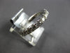 LARGE 1.38CT DIAMOND 18KT WHITE GOLD 3D 3/4TH ETERNITY WEDDING ANNIVERSARY RING