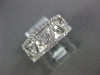 WIDE 1.05CT DIAMOND 18KT WHITE GOLD 3D OPEN FILIGREE ETERNITY ANNIVERSARY RING