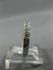 ESTATE .70 DIAMOND 14KT WHITE GOLD 3D 7 STONE CLASSIC WEDDING ANNIVERSARY RING