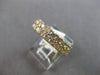 1.75CT DIAMOND 14KT YELLOW GOLD CLASSIC 2 ROW DIAGONAL WEDDING ANNIVERSARY RING