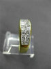 ESTATE 1.40CT DIAMOND 18KT YELLOW GOLD PRINCESS WEDDING ANNIVERSARY RING 19751