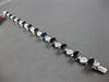 LARGE 20.24CT DIAMOND & AAA SAPPHIRE 18KT WHITE GOLD MULTI SHAPE TENNIS BRACELET