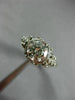 ANTIQUE LARGE 1.75CT DIAMOND PLATINUM 3D CLASSIC ETOILE FILIGREE ENGAGEMENT RING
