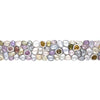 LARGE 84.09CT DIAMOND & AAA SAPPHIRE 18KT WHITE GOLD MULTI SHAPE TENNIS BRACELET