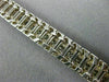 WIDE 1.55CT DIAMOND 14K YELLOW GOLD ROUND CHANNEL 2 ROW WEDDING ANNIVERSARY RING