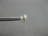 ESTATE .70CT DIAMOND 14K WHITE GOLD CLASSIC ROUND SOLITAIRE STUD EARRINGS #28174