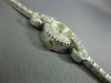 ANTIQUE CROTON .72CT OLD MINE DIAMOND 14KT WHITE GOLD 3D ART DECO WATCH #2208