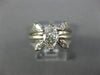 WIDE 1.09CT DIAMOND 14KT WHITE GOLD 3D MARQUISE SOLITAIRE INSERT ENGAGEMENT RING