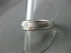 ESTATE .10CT DIAMOND 14K WHITE GOLD SOLITAIRE MENS WEDDING ENGAGEMENT RING #1283