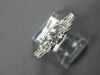 1CT DIAMOND 14KT WHITE GOLD 3 STONE PAST PRESENT FUTURE WEDDING ANNIVERSARY RING