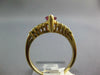 1.11CT DIAMOND & AAA RUBY 14KT YELLOW GOLD 3D MARQUISE & ROUND ENGAGEMENT RING