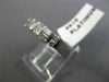 ANTIQUE .52CT ROUND & BAGUETTE DIAMOND PLATINUM 3D WEDDING ANNIVERSARY RING #816