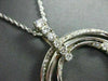 ESTATE LARGE 2.20CT DIAMOND 14KT WHITE GOLD ETOILE CIRCLE OF LIFE PENDANT #843