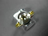 .34CT DIAMOND 18K 2 TONE GOLD ROUND SEMI BEZEL SEMI MOUNT ENGAGEMENT RING #ELV42