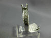 ESTATE .77CT DIAMOND 14KT WHITE GOLD 3D ROUND SEMI MOUNT ENGAGEMENT RING #9885