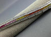 ESTATE WIDE & LONG 7.62CT DIAMOND & MULTI COLOR SAPPHIRE 14K WHITE GOLD BRACELET