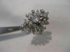 ANTIQUE 1.14CT OLD EURO MINE CUT DIAMOND 14K WHITE GOLD COCKTAIL RING F/G #18807