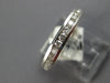 ESTATE 1.25CT DIAMOND 14KT WHITE GOLD ROUND CHANNEL 4MM WEDDING ANNIVERSARY RING