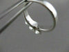 ESTATE .90CT DIAMOND 14K WHITE GOLD 3D PAST PRESENT FUTURE ENGAGEMENT RING 19561