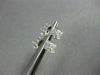 ESTATE .50CT PRINCESS CUT DIAMOND 14KT WHITE GOLD SOLITAIRE EARRINGS #22061