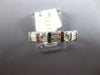 ESTATE .64CT DIAMOND 14KT WHITE GOLD ROUND & BAGUETTE CLASSIC ANNIVERSARY RING