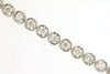 ESTATE 3.0CT DIAMOND 14KT WHITE GOLD 3D ROUND CLASSIC BEZEL TENNIS BRACELET